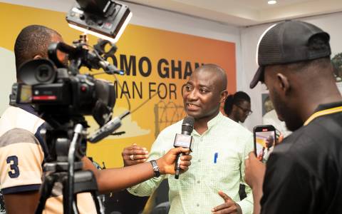 Dr Garba gives interview about Omo Ghana