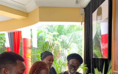 GCF Leadership signs book of Condolence for Daddy Lumba