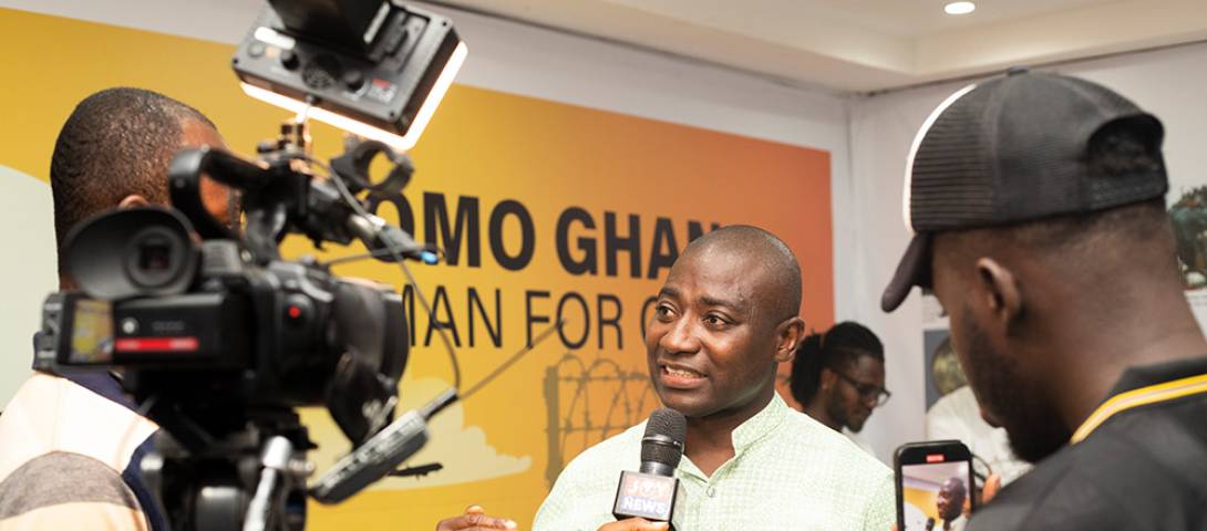 Dr Garba gives interview about Omo Ghana
