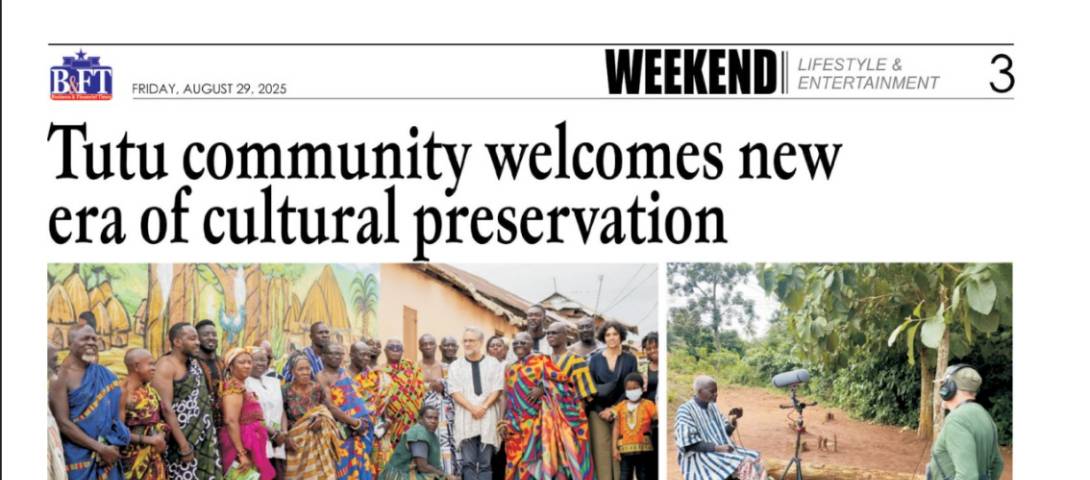 Tutu Community Launches “Tutu Wɔ Bi Ka” Heritage Centre