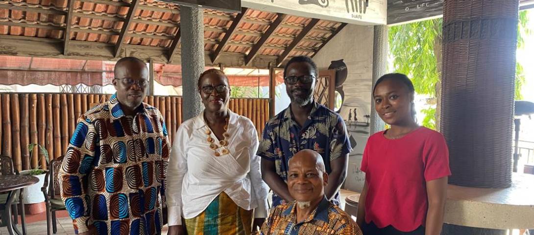 Ghana Culture Forum Executives with associate Pan-African Youth Orchestra during an engagement meeting