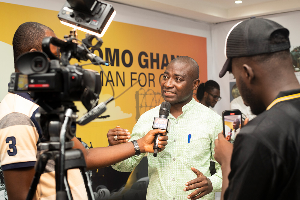 Dr Garba gives interview about Omo Ghana