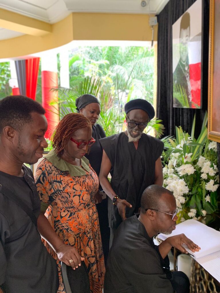GCF Leadership signs book of Condolence for Daddy Lumba