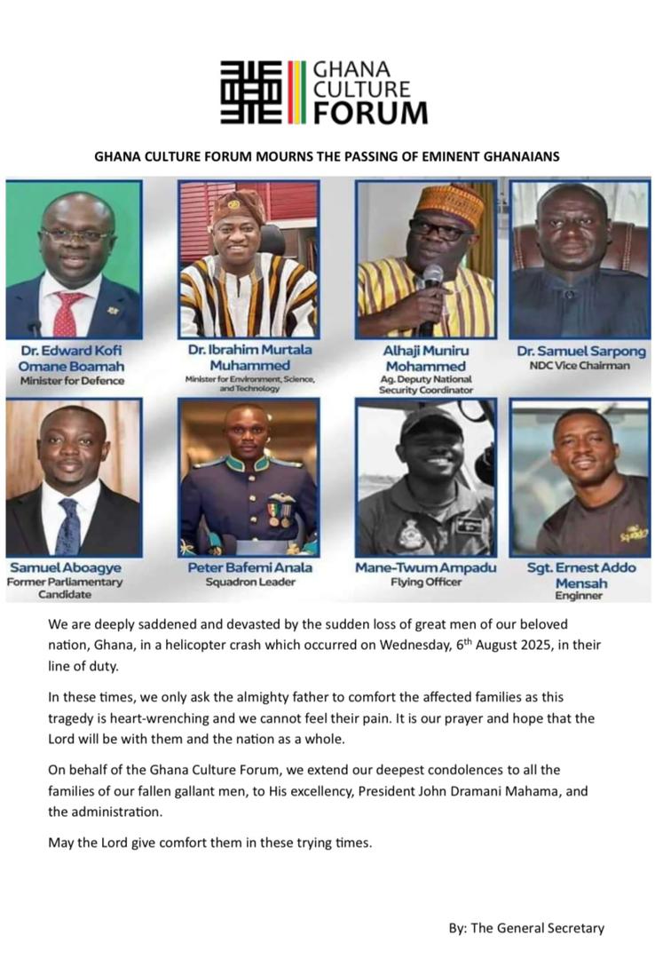 GCF Mourns the Passing of Eminent Ghanians