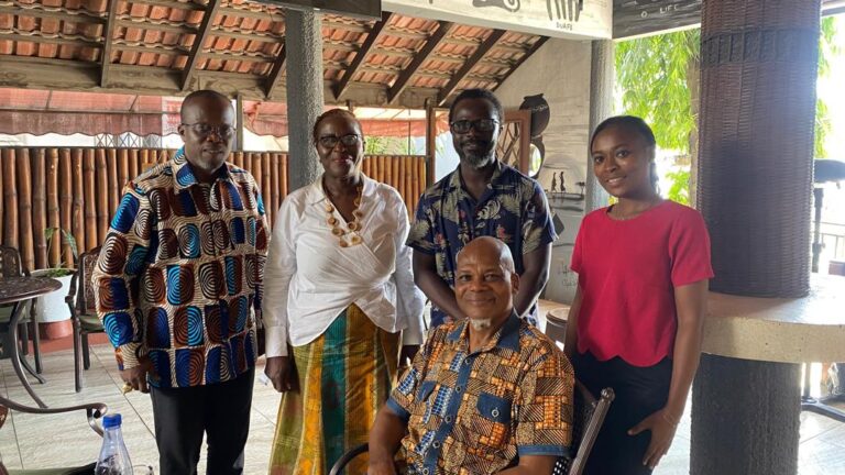 Ghana Culture Forum Executives with associate Pan-African Youth Orchestra during an engagement meeting
